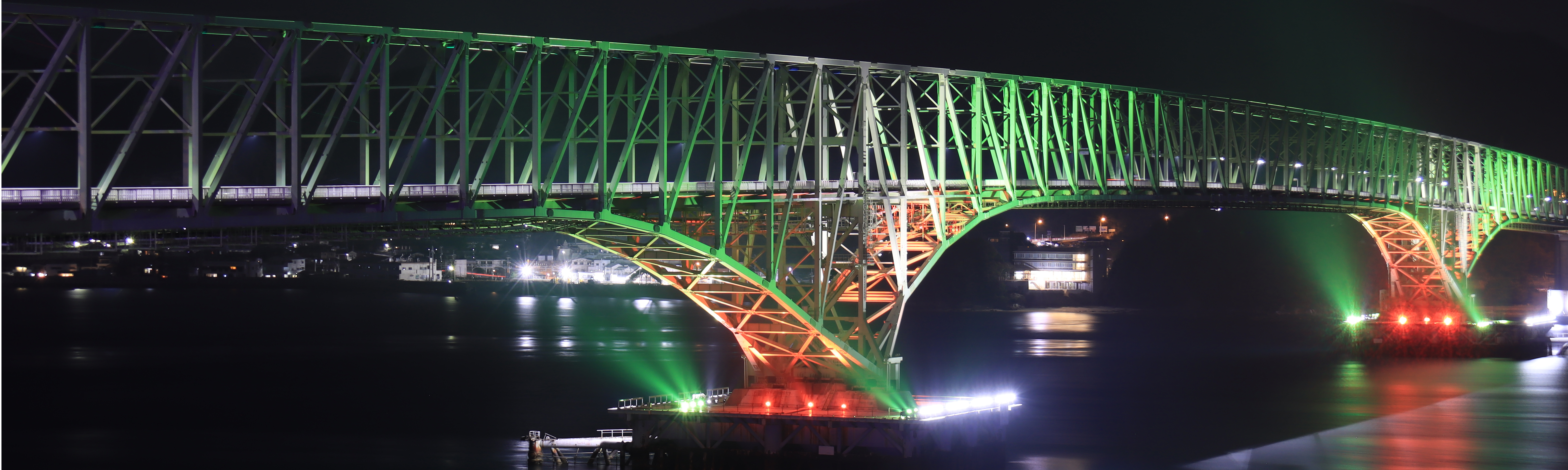 大島大橋(ライトアップ)の画像