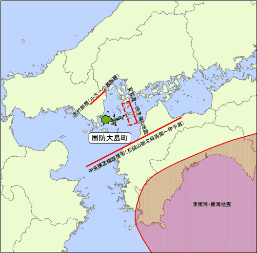 想定地震について