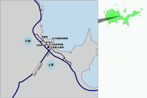 日良居出張所地図