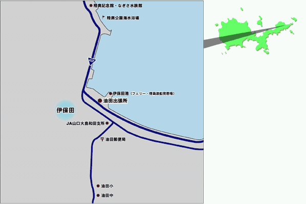 油田出張所地図